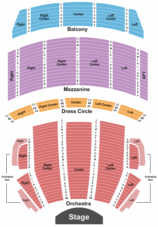 Citizens Bank Opera House Peter Pan Seating Chart